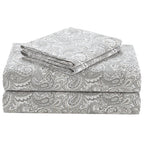 Comfort Spaces 100% Cotton Percale Sheets Twin XL Size 3 Pc, Diamond Sliver