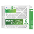 TRIGHTFILTERS 14x20x1 Air Filter 4 Pack, MERV 8 Filter Replacement