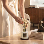 COCORRÍNA Reed Diffuser - Apple Cider 3.38 fl oz Reed Diffuser for Bedroom Bathroom Home Décor