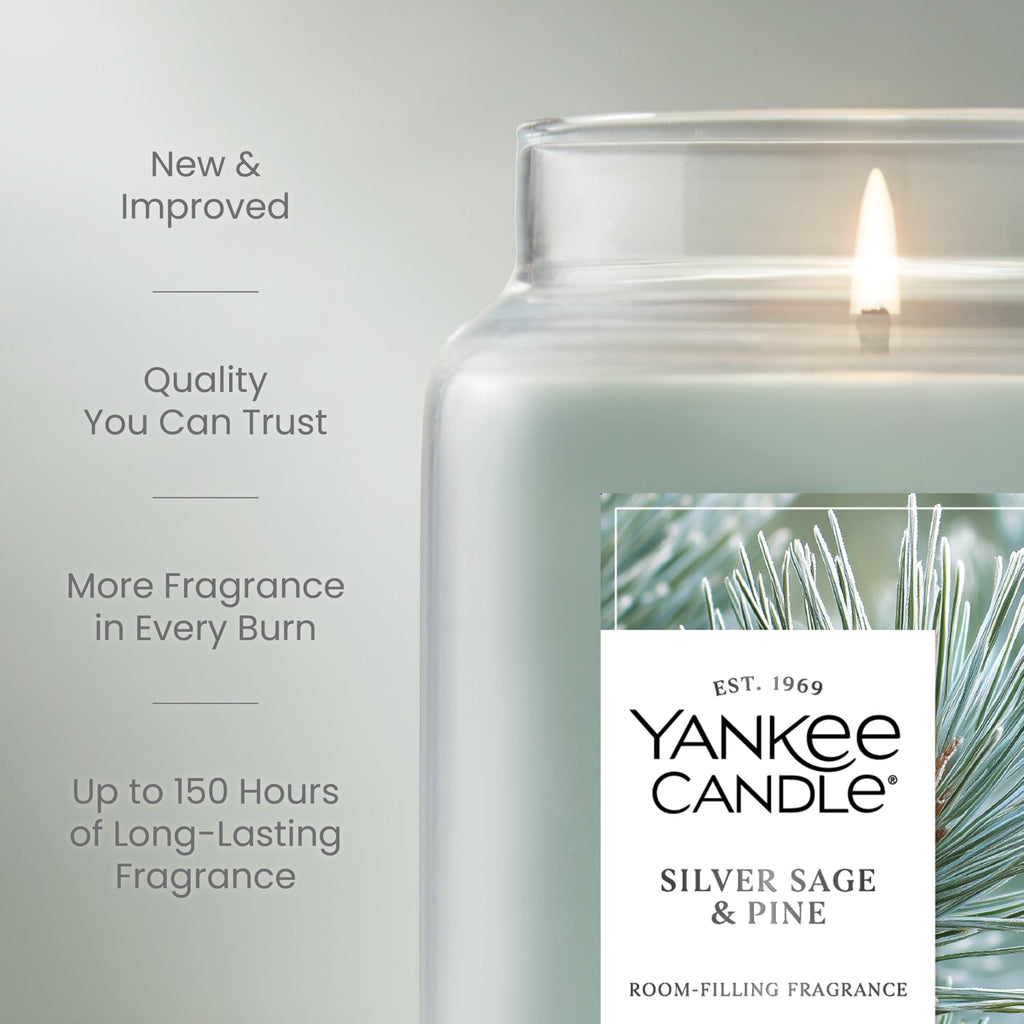 Yankee Candle Balsam & Cedar Scented Candle, 22oz Large Jar