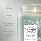 Yankee Candle Balsam & Cedar Scented Candle, 22oz Large Jar
