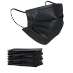 akgk KN95 Face Mask 50 PCS, Breathable Protection Masks, 5-Ply KN95 Black Masks, Cup Dust Safety Masks