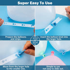 KICNIC Balloon Arch Strip Kit, 32.8 ft Tape Strips, 200 Glue Point Dots