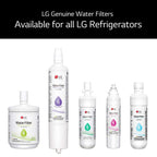 LG LT1000P - 6 Month / 200 Gallon Capacity Replacement Refrigerator Water Filter (NSF42, NSF53, and NSF401) ADQ74793501, ADQ75795105, AGF80300704, or AGF80300705 White
