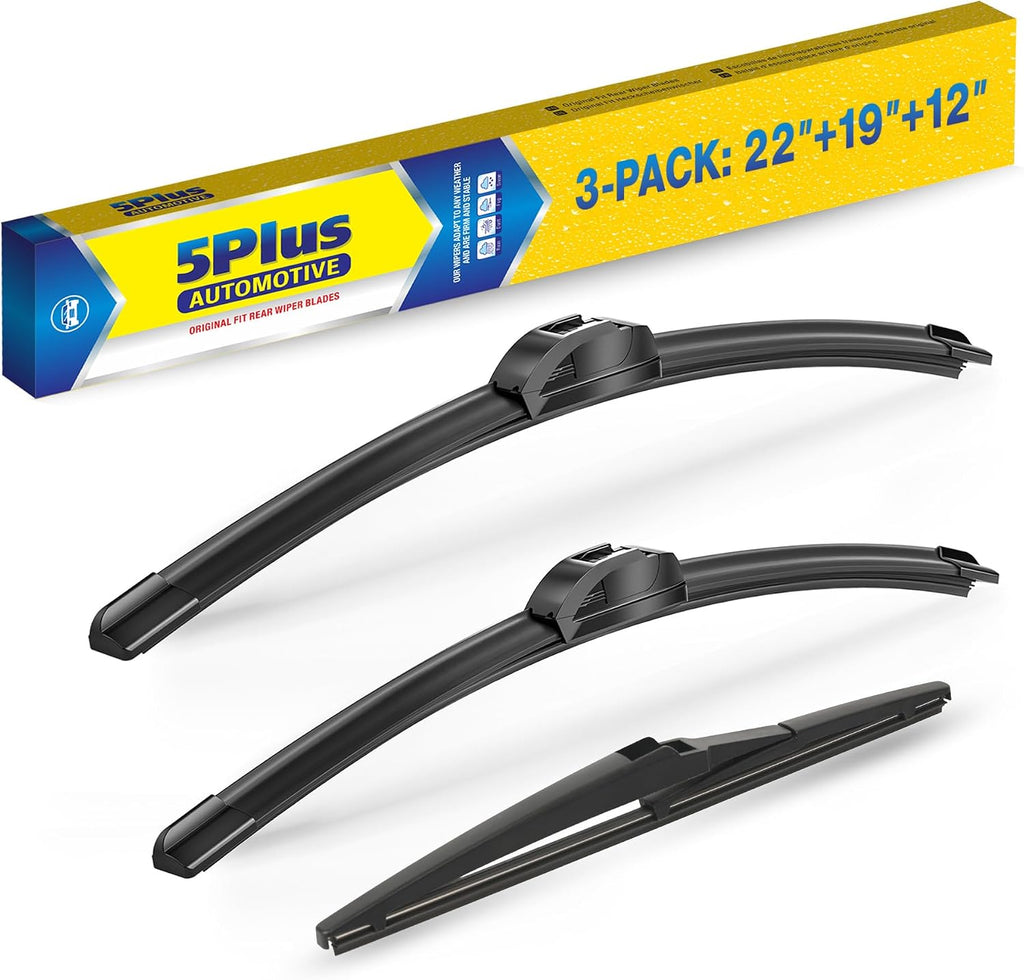 5 PLUS Custom-Fit Wipers fits Toyota RAV4 2001-2005 Windshield Wipers