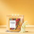Yankee Candle Amber & Sandalwood Scented Candle, 14.5oz 3-Wick
