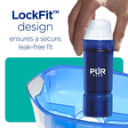 PUR PLUS Water Pitcher Replacement Filter with Lead Reduction (3 Pack), Blue – Compatible with all PUR Pitcher and Dispenser Filtration Systems