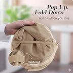 Handy Laundry Collapsible Mesh Pop-Up Hamper with Side Pocket