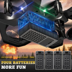 4DRC RC Planes Remote Control Airplanes for Kids,Halloween,2Batteries