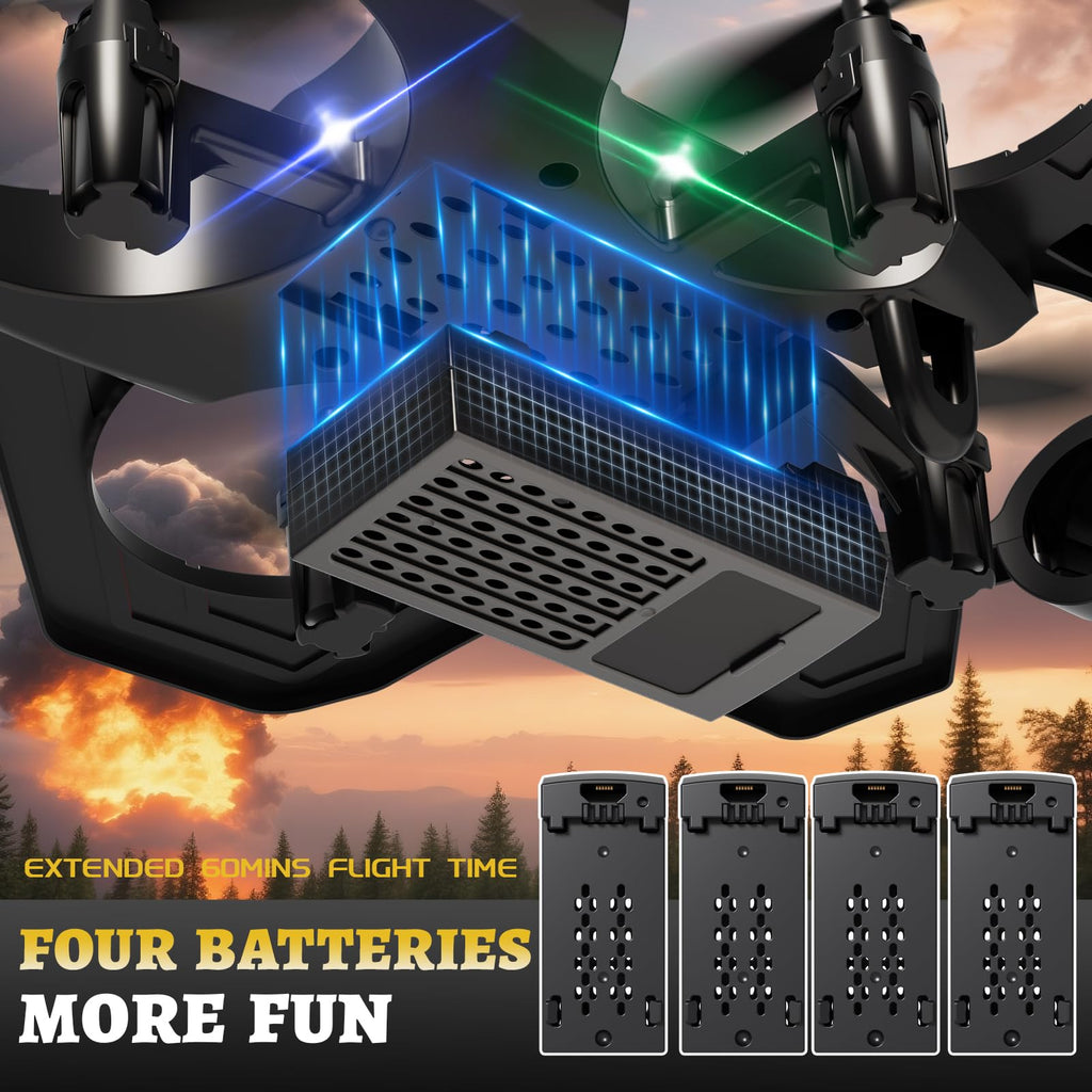 4DRC RC Planes Remote Control Airplanes for Kids,Halloween,2Batteries