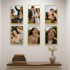 upsimples 12x16 Poster Frame, Easy Slide-In Assembly, White, 3 Pack
