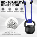WORKPRO 24" Bungee Cords with Hooks, 4 Pack Heavy Duty Outdoor Bungee Strap