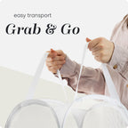 Handy Laundry Collapsible Mesh Pop-Up Hamper with Side Pocket