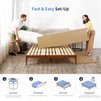 FDW | 5 Inch Twin Mattress | Medium Firm | Gel Memory Foam | White