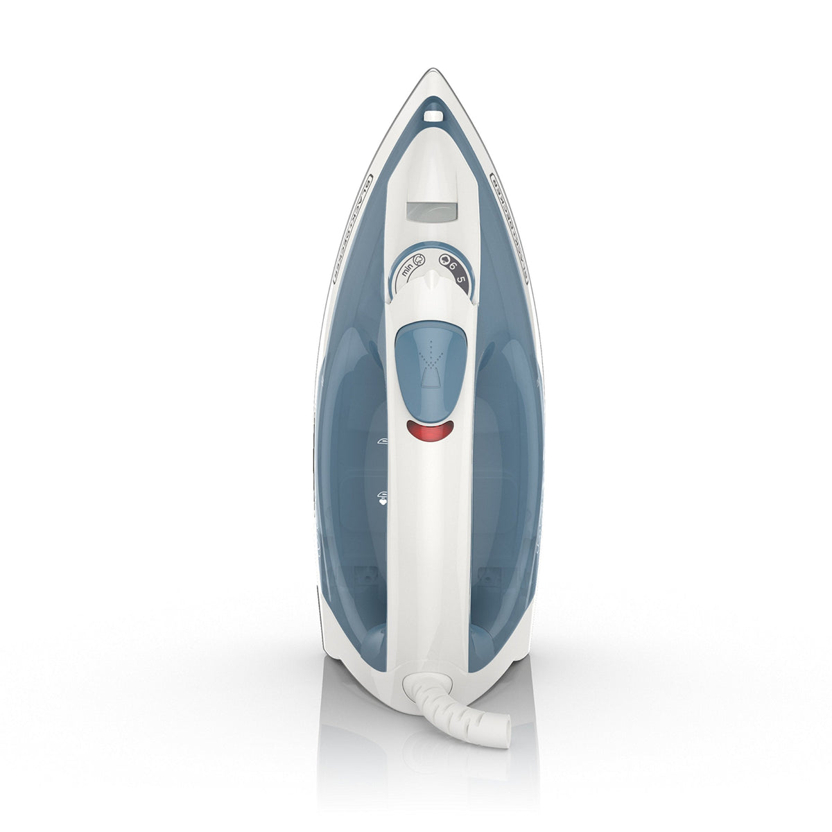 BLACK+DECKER Easy Steam Compact Iron for Clothes, Automatic Shutoff, Nonstick Plate, Light Weight, 1200 Watts