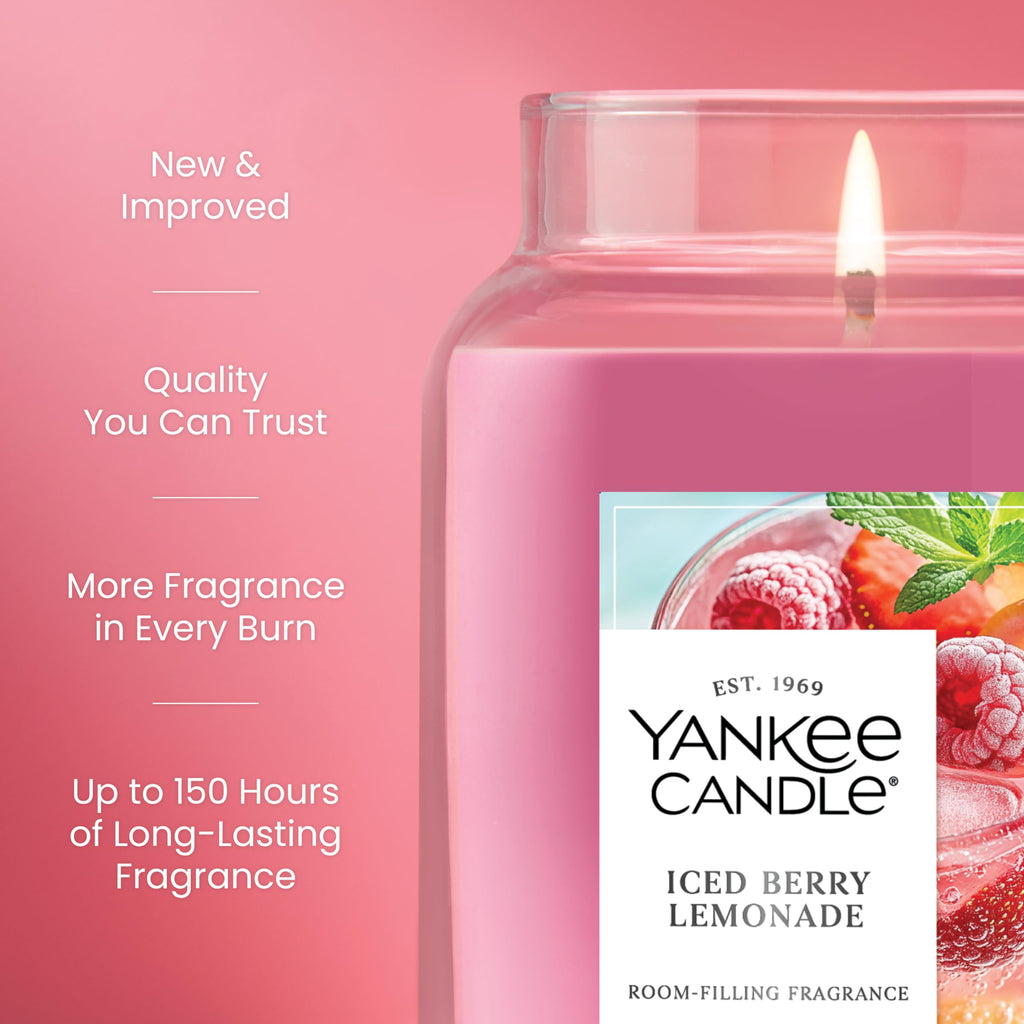 Yankee Candle Macintosh Scented Candle, 22oz Large Jar