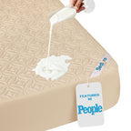 BEDLORE Waterproof Mattress Protector, Queen Size Mattress Pad Noiseless