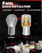 LASFIT 194 LED Bulb T10 168 192 White Bright for License Plate Bulb 2 PCS