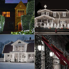 Joomer Solar Fairy Lights, 2-Pack Total 80FT 240LED String Lights, White
