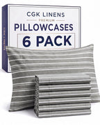 King Pillow Cases Set of 2 - Ultra Soft Cozy Pillowcase Covers - White
