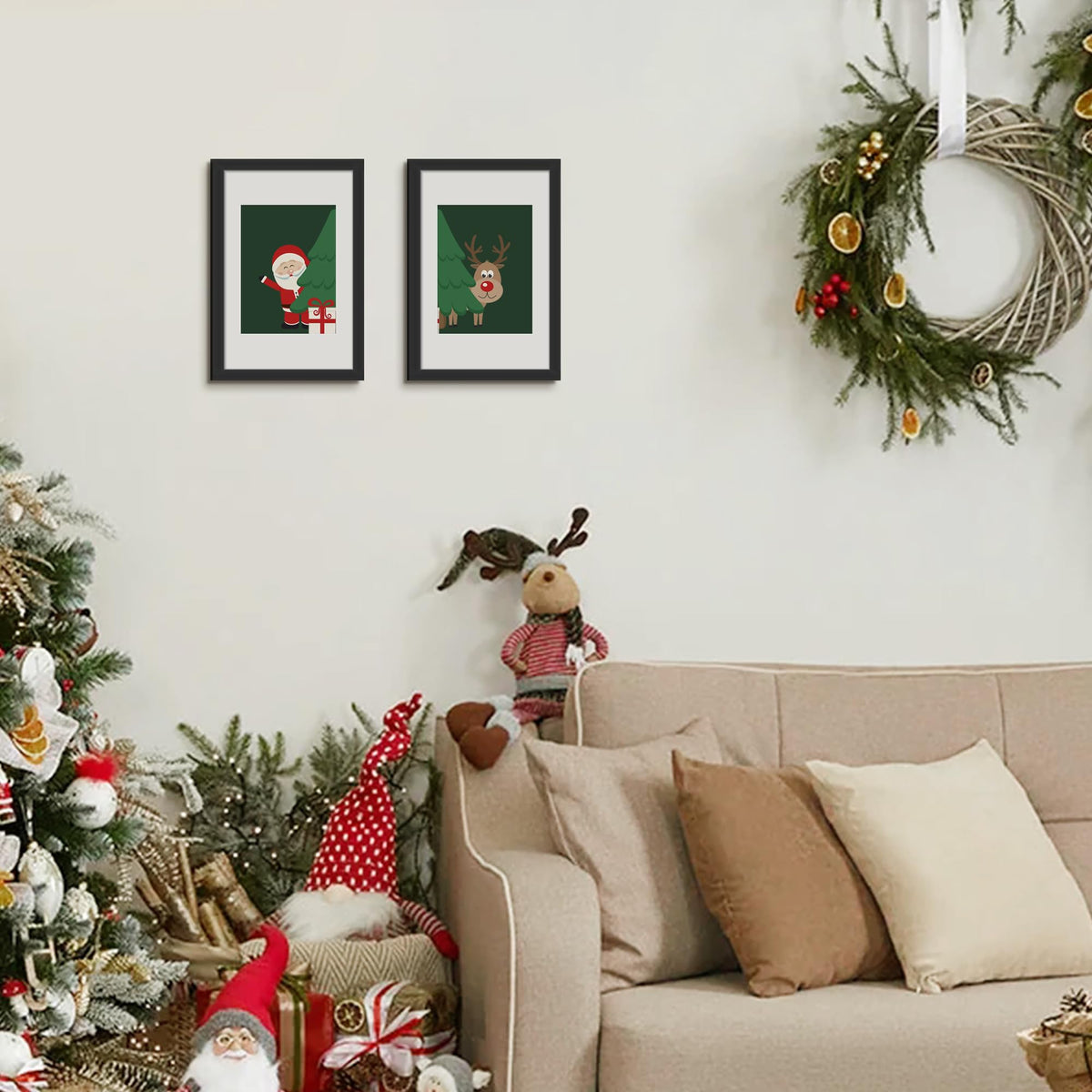 upsimples 8x10 Picture Frames, Gallery Wall Frames Set of 5, Black
