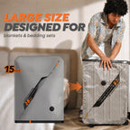 Vacbird Rechargeable Wireless Vacuum Pump + 10 Storage Bags – Compact Space Saver for Travel & Home, Perfect for Clothes, Blankets, Seasonal Organization
