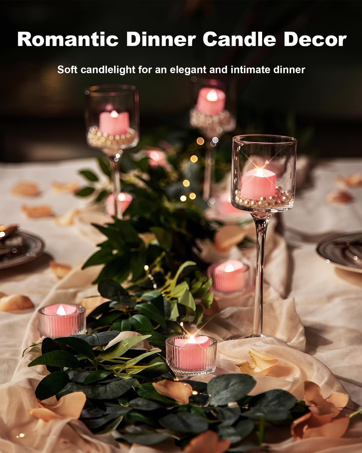 Homemory 12-Pack Remote Flameless LED Battery Tea Light Candles, 400+Hrs