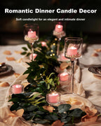 Homemory 12-Pack Remote Flameless LED Battery Tea Light Candles, 400+Hrs