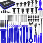 GOOACC 238Pcs Auto Trim Removal Tool and Push Pin Retainer Clip Set