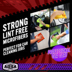 AIDEA Microfiber Cleaning Cloth-50PK, Microfiber Towels for Cars, 12"×12"