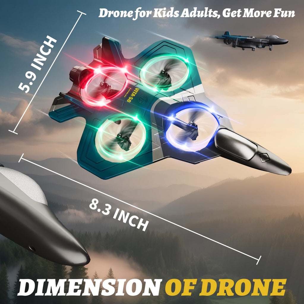 4DRC RC Planes Remote Control Airplanes for Kids,Halloween,2Batteries