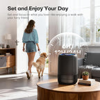 VOOPNU Air Purifiers for Bedroom, High Efficiency Filter, 1076 Ft², Black