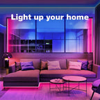 KSIPZE Led Lights for Bedroom 50ft Led Strip Lights with Remote App Control