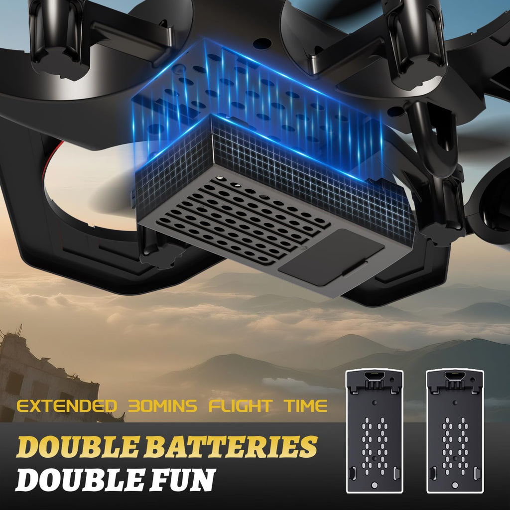 4DRC RC Planes Remote Control Airplanes for Kids,Halloween,2Batteries