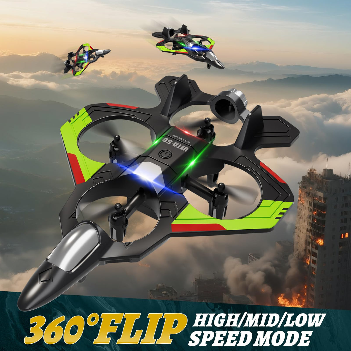 4DRC RC Planes Remote Control Airplanes for Kids,Halloween,2Batteries