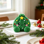 Plush Stuffed Dumpling Squishies, 3.94" Big Rainbow Squishes with Steamer
