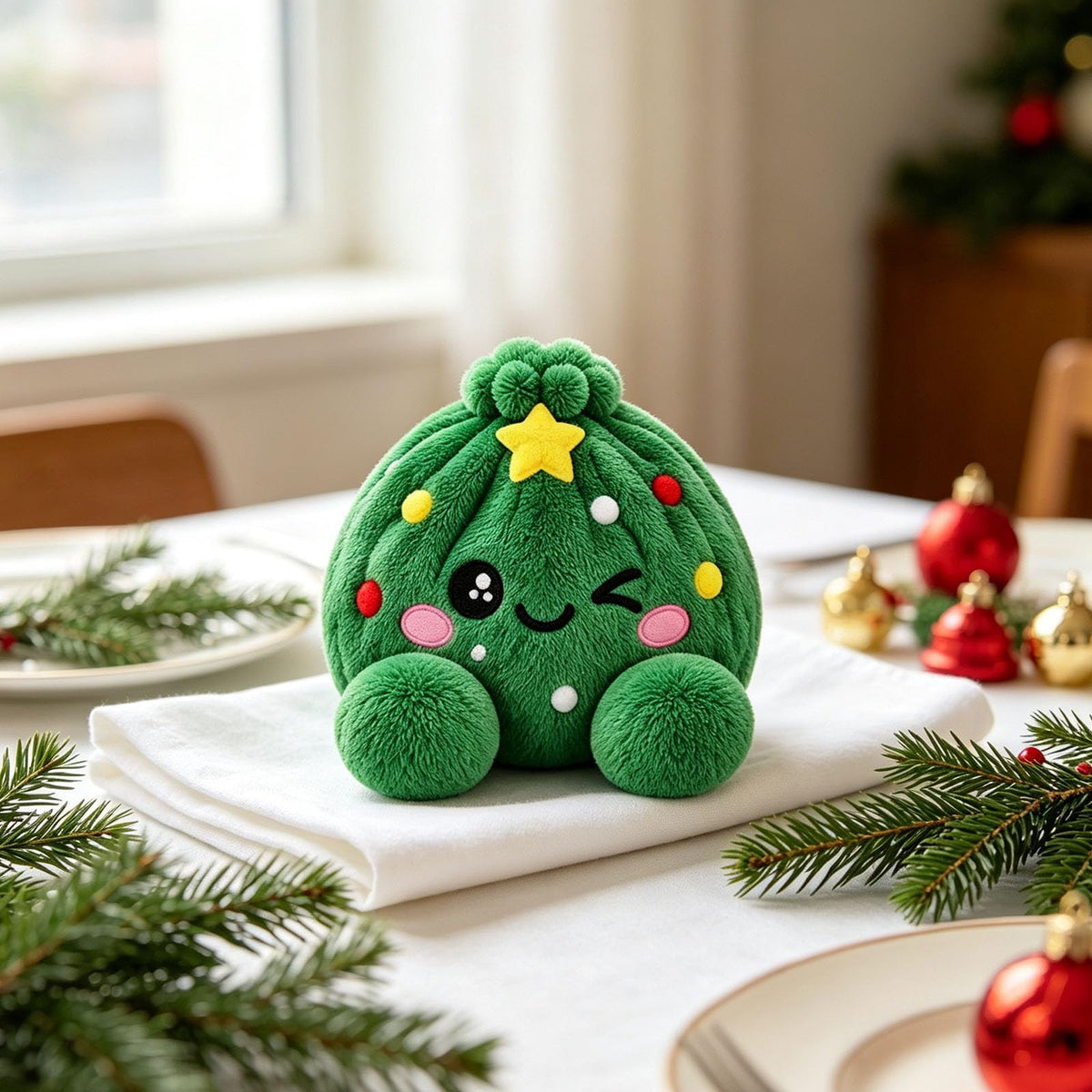Plush Stuffed Dumpling Squishies, 3.94" Big Rainbow Squishes with Steamer
