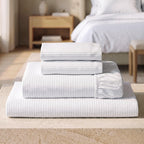Mellanni Iconic 4-Piece Bed Sheet Set, 16" Deep Pocket (Queen, White)