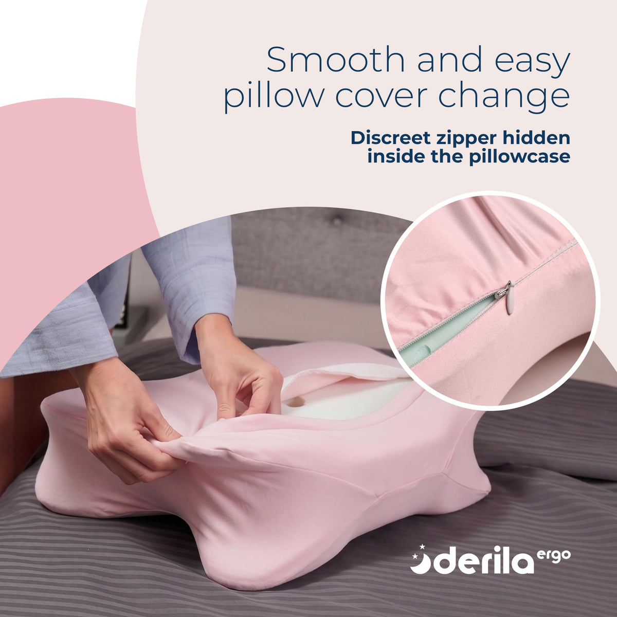 Derila Ergo Thermal Pillow Cover for Cervical Neck Pillow