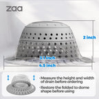 zaa Shower Drain Hair Catcher Bathtub Drain Strainer Sink Drain Protector