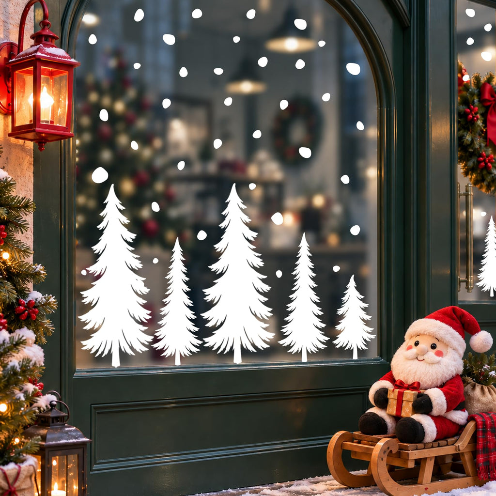 Christmas Window Clings for Glass Windows, Stickers for Window Decorations