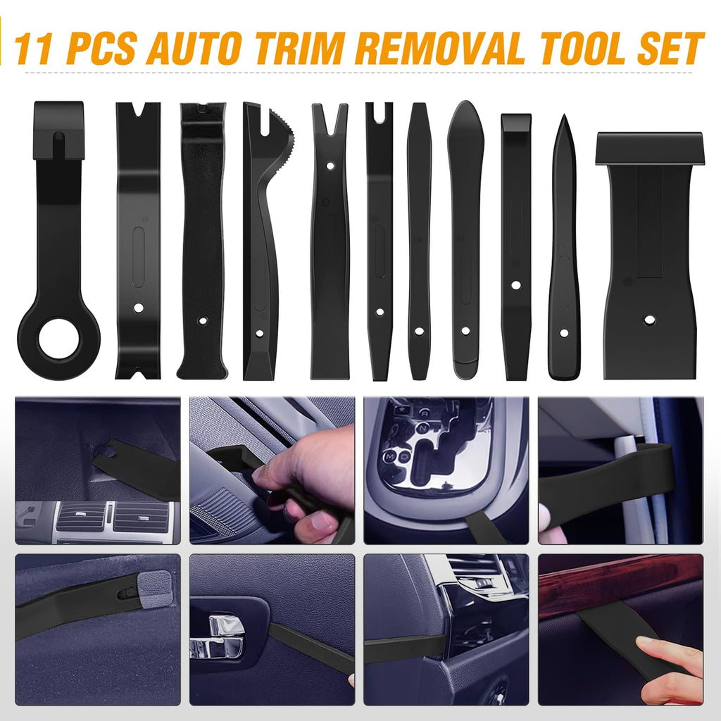 GOOACC 238Pcs Auto Trim Removal Tool and Push Pin Retainer Clip Set