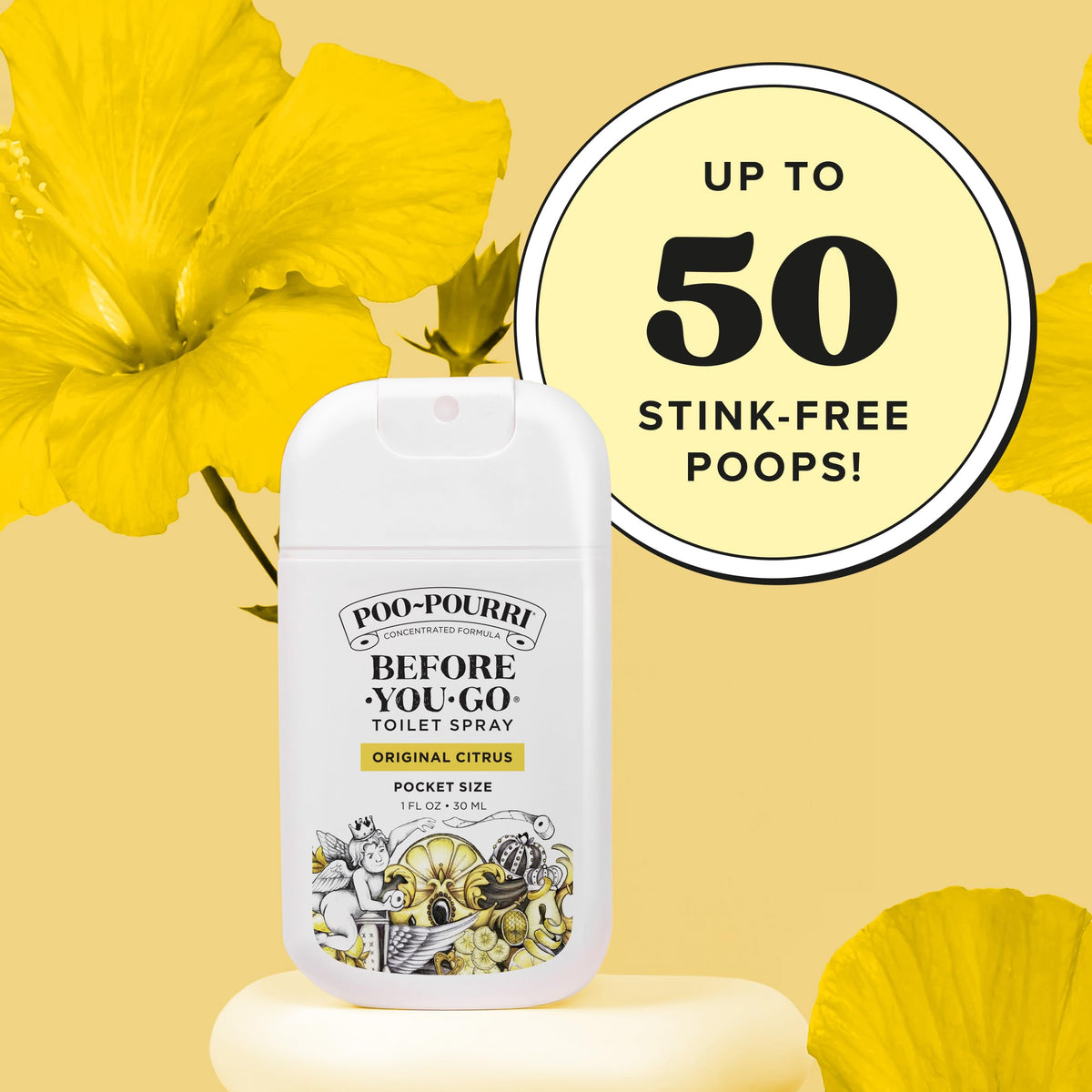 Poo-Pourri Before-You-Go Toilet Spray, Original Citrus, 2 Fl Oz