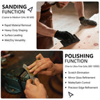 Extra Fine Sandpaper Assortment, Wet Dry Sand Paper 9 x 3.6 Inch