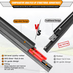 AUTOBOO Windshield Wiper Blade Replacement for Toyota RAV4 Mazda 5