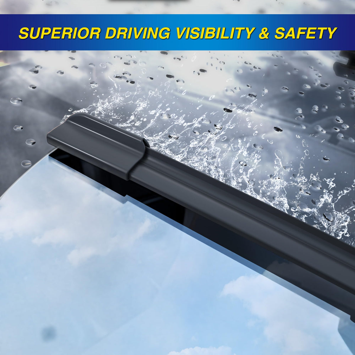 5 PLUS Silicone Windshield Wipers Fits GMC Acadia 2007-2011 (3 PACK)