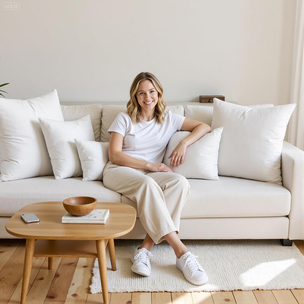 MIULEE 16x36 Inch Throw Pillow Insert for Couch Sofa Bed