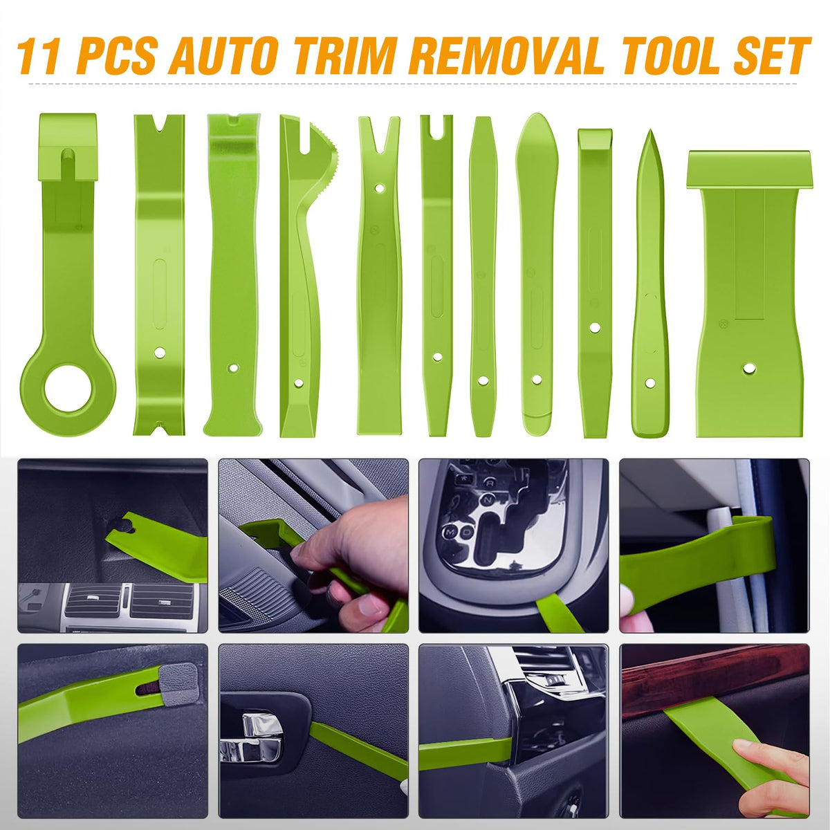 GOOACC 238Pcs Auto Trim Removal Tool and Push Pin Retainer Clip Set