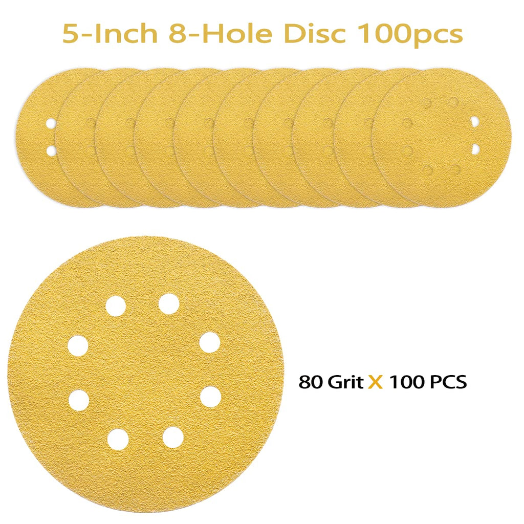 50PCS 5 Inch Sanding Discs 2500 Grit Random Orbit Sander Sandpaper