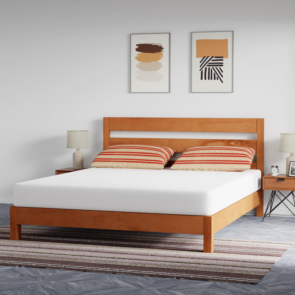 FDW | 5 Inch Twin Mattress | Medium Firm | Gel Memory Foam | White
